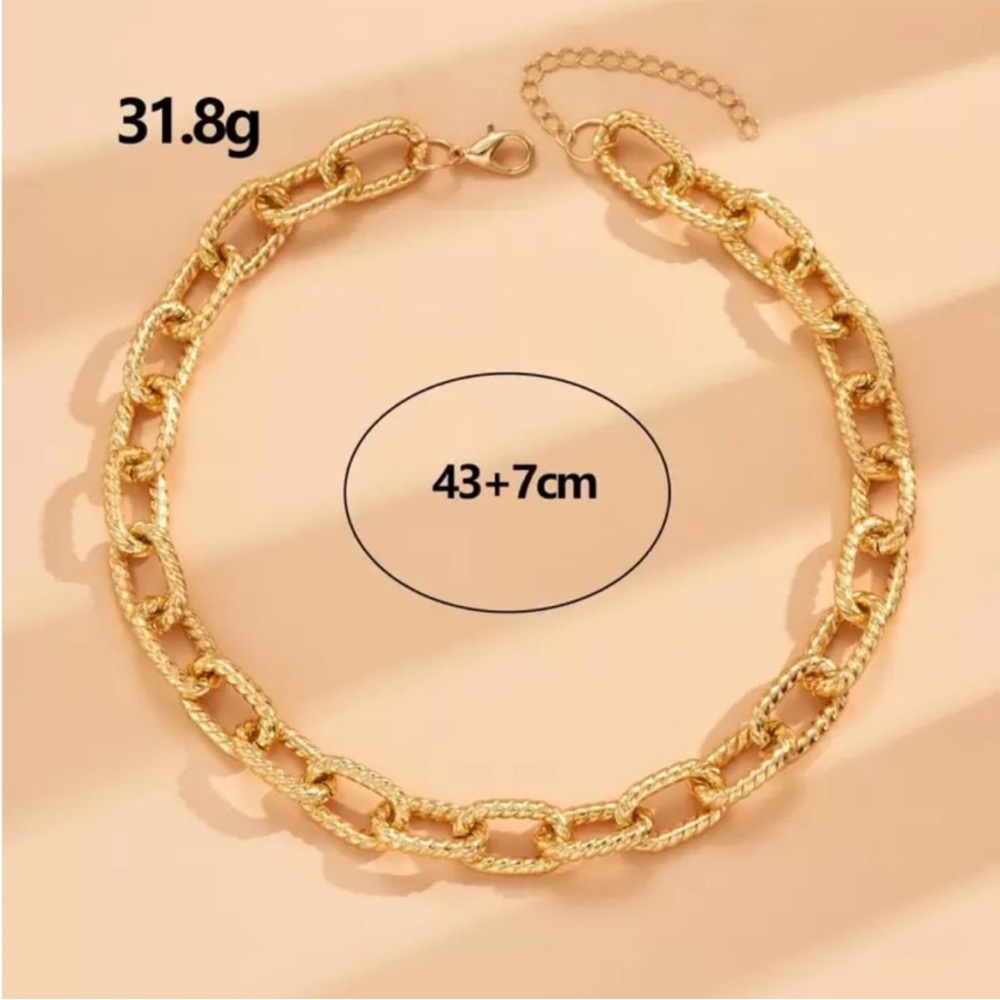 Lumiere Fine Gold Chain Necklace - Picture 4 of 4
